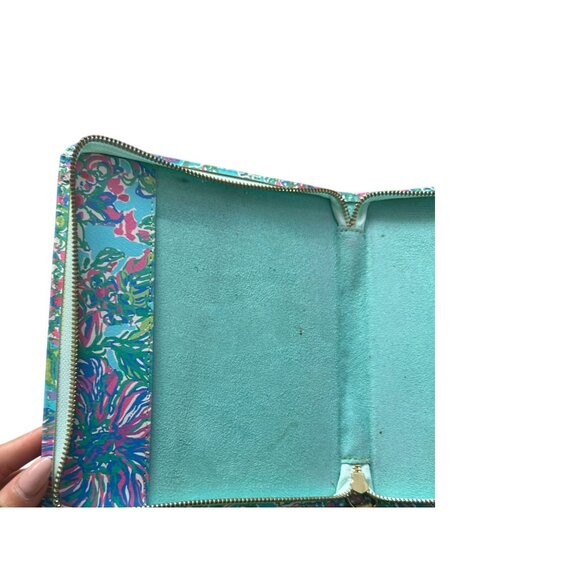 LILLY PULITZER Take Me Away Shorely Blue Travel Journal Cover - Picture 6 of 8